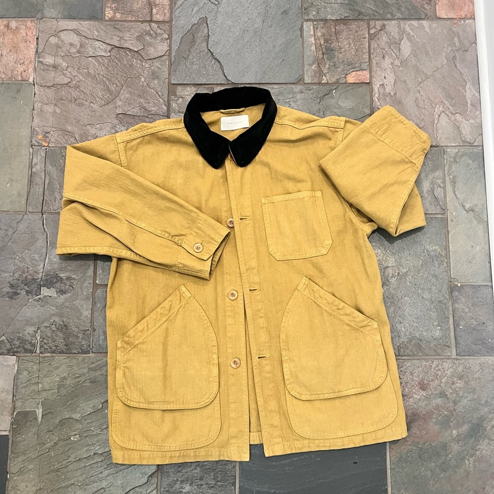 Shaina Mote Painter Coat. Ochre. Size S